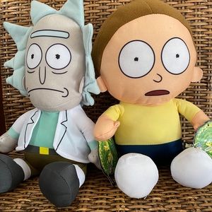 NWT Rick & Morty Plush 10” Dolls (Adult Swim)